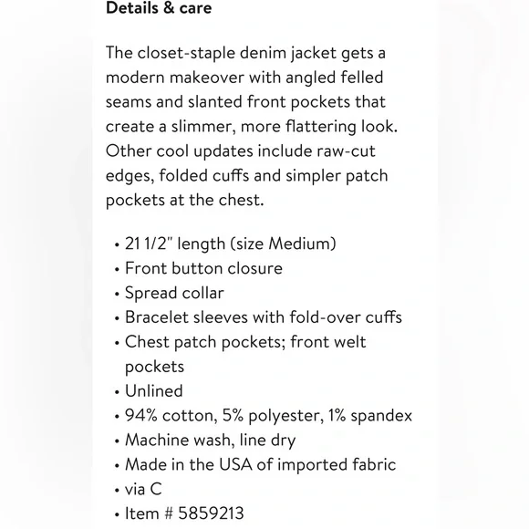 L'AGENCE Blue Raw Cut Denim Jacket - Picture 2 of 8